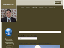Tablet Screenshot of msrlawbooks.com